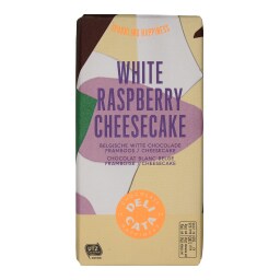 DELICATA | ΛΕΥΚΗ ΣΟΚΟΛΑΤΑ RASBERRY CHEESECAKE 180 GR