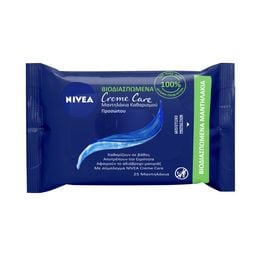 Μαντηλάκια Ντεμακιγιάζ Creme Care 25 Τεμάχια