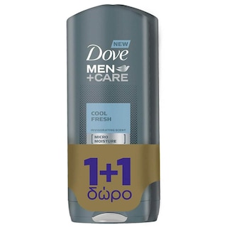 DOVE | Αφρόλουτρο Men Care Cool Fresh 400ml 1+1 Δώρο