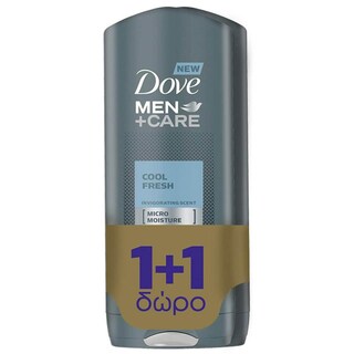DOVE | Αφρόλουτρο Men Care Cool Fresh 400ml 1+1 Δώρο