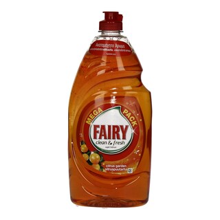 FAIRY | CLEAN & FRESH | ΥΓΡΟ ΑΠΟΡΡΥΠΑΝΤΙΚΟ ΠΙΑΤΩΝ CITRUS 900 ML