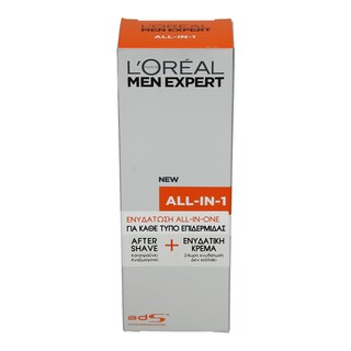 L'OREAL | MENEXPERT | AFTER SHAVE ΚΑΙ ΕΝΥΔΑΤΙΚΗ ΚΡΕΜΑ ALL IN ONE 75 ML