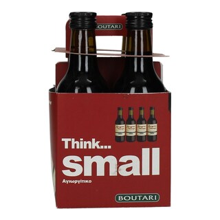ΜΠΟΥΤΑΡΗ | ΟΙΝΟΣ ΕΡΥΘΡΟΣ ΑΓΙΟΡΓΗΤΙΚΟ 4 Χ 187 ML