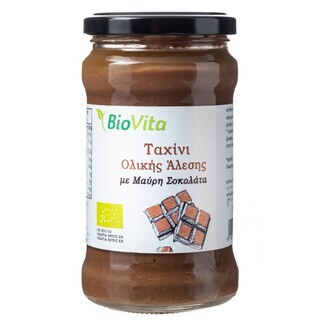 BIOVITA | Ταχίνι Ολικής Άλεσης Bio Μαύρη Σοκολάτα 290g