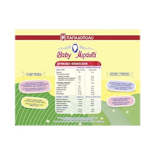 ΠΑΠΑΔΟΠΟΥΛΟΥ | Βρεφικά Μπισκότα Μιράντα Baby 180g