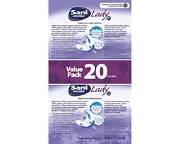 SANI | ΠΑΝΕΣ ΑΚΡΑΤΕΙΑΣ SENSITIVE NO4 EXTRA 20 TΕΜ