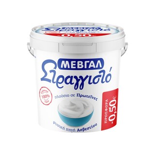 ΜΕΒΓΑΛ | Γιαούρτι Στραγγιστό 5% Λιπαρά 1kg Έκπτωση 0.50Ε