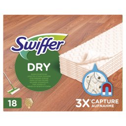 SWIFFER | Πανάκια Καθαρισμού Ξύλο Παρκέ 18 Τεμάχια