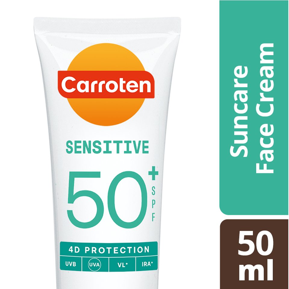 Αντηλιακό Προσώπου Κρέμα Sensitive SPF50+ 50ml