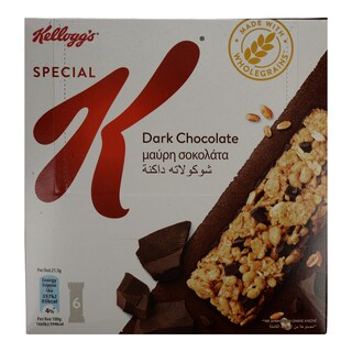 KELLOGGS | SPECIAL K | ΜΠΑΡΕΣ ΔΗΜΗΤΡΙΑΚΩΝ DARK CHOCO 6 X 21,5 GR