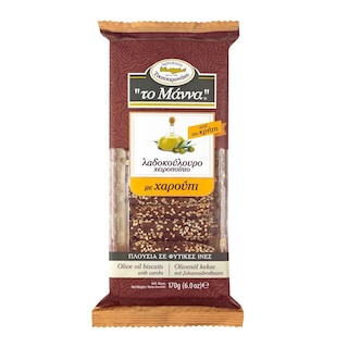 ΜΑΝΝΑ | Olive Oil Biscuits with Carob 170g