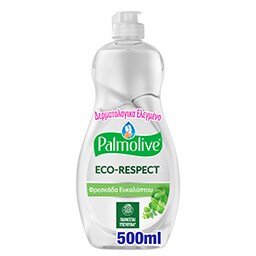 PALMOLIVE | Υγρό Πιάτων Eco Respect Φρεσκάδα Ευκαλύπτου 500ml