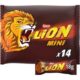 LION | Γκοφρέτες Μίνι Σοκολάτα Γάλακτος με Καραμέλα 270g