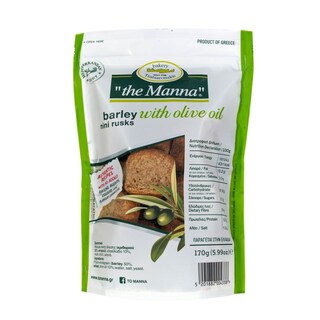 ΜΑΝΝΑ | Παξιμάδια Κριθαρένια 170g