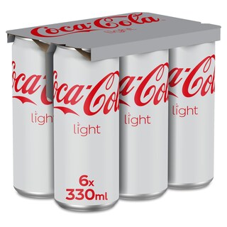 COCA COLA | LIGHT | Αναψυκτικό Cola Κουτί 6x330ml