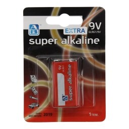 ΑΒ | Μπαταρίες Αλκαλικές Super 9V 1 Τεμάχιο