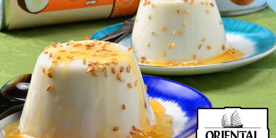 Πανακότα με Γάλα και Κρέμα καρύδας