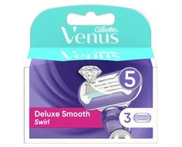 GILLETTE | Venus Delux Smooth Swirl Replacement Blades 3 Pieces