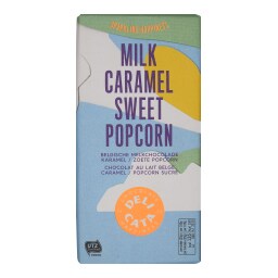 DELICATA | ΣΟΚΟΛΑΤΑ ΚΑΡΑΜΕΛΩΜΕΝΑ ΠΟΠΚΟΡΝ  180 GR