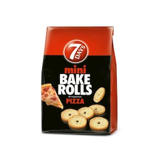 7DAYS | BAKE ROLLS | Παξιμαδάκια Mini Bake Rolls Pizza 160g