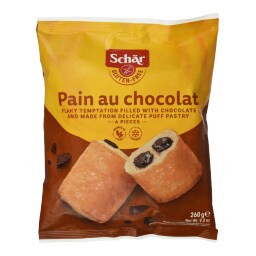DR SCHAR | Κρουασάν Σοκολάτας Χωρίς Γλουτένη Κατεψυγμένα 260g