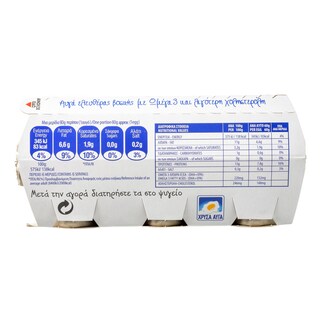 ΧΡΥΣΑ ΑΥΓΑ | XA FREE RANGE Ω3 LOW CHOL 53+G 6PC -0.50  6PC -50