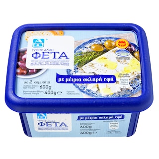 ΑΒ | AB FETA CHEESE IN BRINE 400GR ΠΟΠ ΣΕ ΑΛΜΗ 400 GR