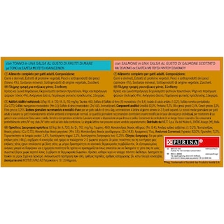 GOURMET | Γατοτροφή Gold Σάλτσα με Τόνο και Σολομό 4x85g