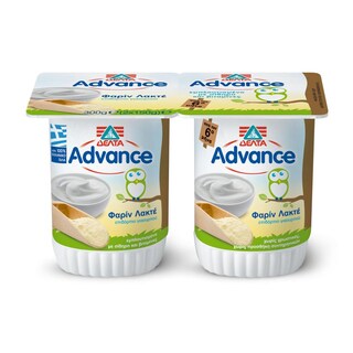 ADVANCE | Επιδόρπιο Γιαουρτιού Φαρίν Λακτέ 2X150 gr