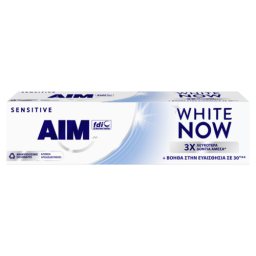 AIM | Οδοντόκρεμα White Now Sensitive 75ml