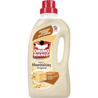 OMINO BIANCO | Υγρό Πλυντηρίου Ρούχων Αφρός Μασσαλίας 30 Μεζούρες