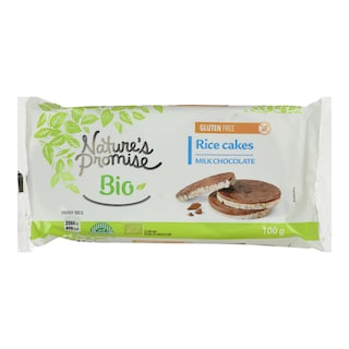 NATURE'S PROMISE | Ρυζογκοφρέτες Bio με Σοκολάτα Γάλακτος 100g