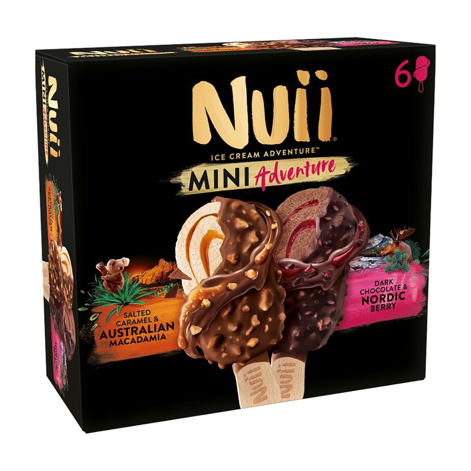 NUII Παγωτό Mini Macadamia & Nordic Berry 253g