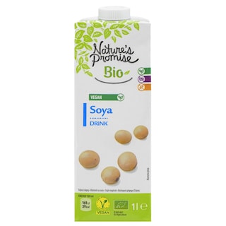 NATURES PROMISE BIO | Ρόφημα Σόγιας Bio Χωρίς Προσθήκη Ζάχαρης 1lt