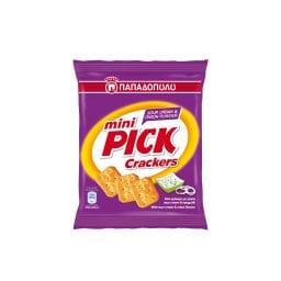 PICK CRACKERS | Κράκερς Mini Pick Sour Cream & Onion 70g