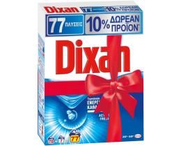 DIXAN | Σκόνη Πλυντηρίου Ρούχων Deep Clean 70+7 Μεζούρες Δώρο