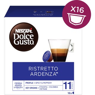 NESCAFE | DOLCE GUSTO | ΚΑΦΕΣ ΕΣΠΡΕΣΟ RISTRETTO ARDENZA KAΨΟΥΛΕΣ ΓΙΑ ΜΗΧΑΝΗ DOLCE GUSTO 112GR