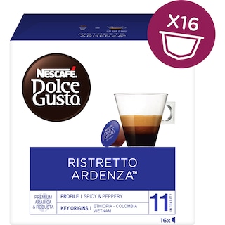NESCAFE | DOLCE GUSTO | ΚΑΦΕΣ ΕΣΠΡΕΣΟ RISTRETTO ARDENZA KAΨΟΥΛΕΣ ΓΙΑ ΜΗΧΑΝΗ DOLCE GUSTO 112GR