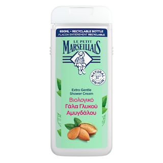 LE PETIT MARSEILLAIS | Αφρόλουτρο Εξαιρετικά Απαλό Γάλα Γλυκού Αμυγδάλου 650ml