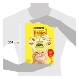 FRISKIES | Γατοτροφή Βοδινό και Κοτόπουλο με Λαχανικά 400g