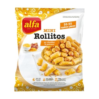 ALFA | Mini Rollitos Τσένταρ και Μπέικον 750g