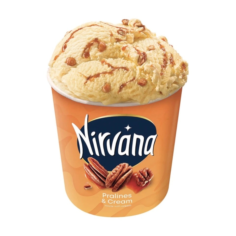 NIRVANA Παγωτό Pralines & Cream 310g