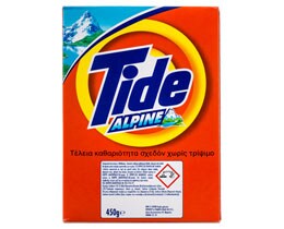 TIDE | Απορρυπαντικό Ρούχων Σκόνη Alpine 450g