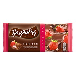 Σοκολάτα Γάλακτος Φράουλα 100gr