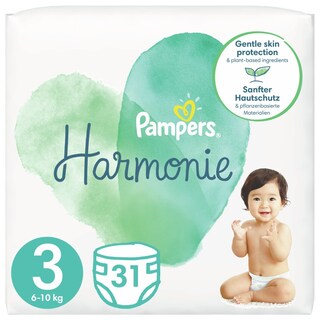 PAMPERS | Πάνες Μωρού Harmonie Νο3 31 Τεμάχια