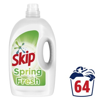 SKIP | Υγρό Πλυντηρίου Ρούχων Spring Fresh 64 Μεζούρες