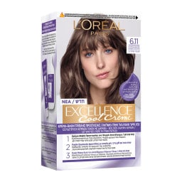 EXCELLENCE | Βαφή Μαλλιών Νο 6.11 Ψυχρό Σαντρέ Ξανθό Σκούρο 1 Τεμάχιο