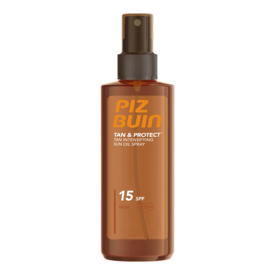 PIZ BUIN Αντηλιακό Λάδι Spray Tan & Protect SPF15 150ml
