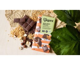 VEGANZ | Σοκολάτα Bio Καραμελωμένα Φουντούκια 80g