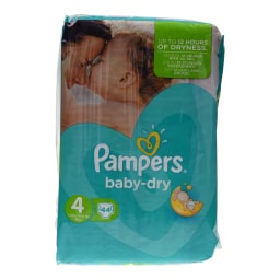 PAMPERS | BABY DRY | ΠΑΝΕΣ ΜΩΡΟΥ MAXI 7 - 18 KGR No 4 44 ΤΕΜ